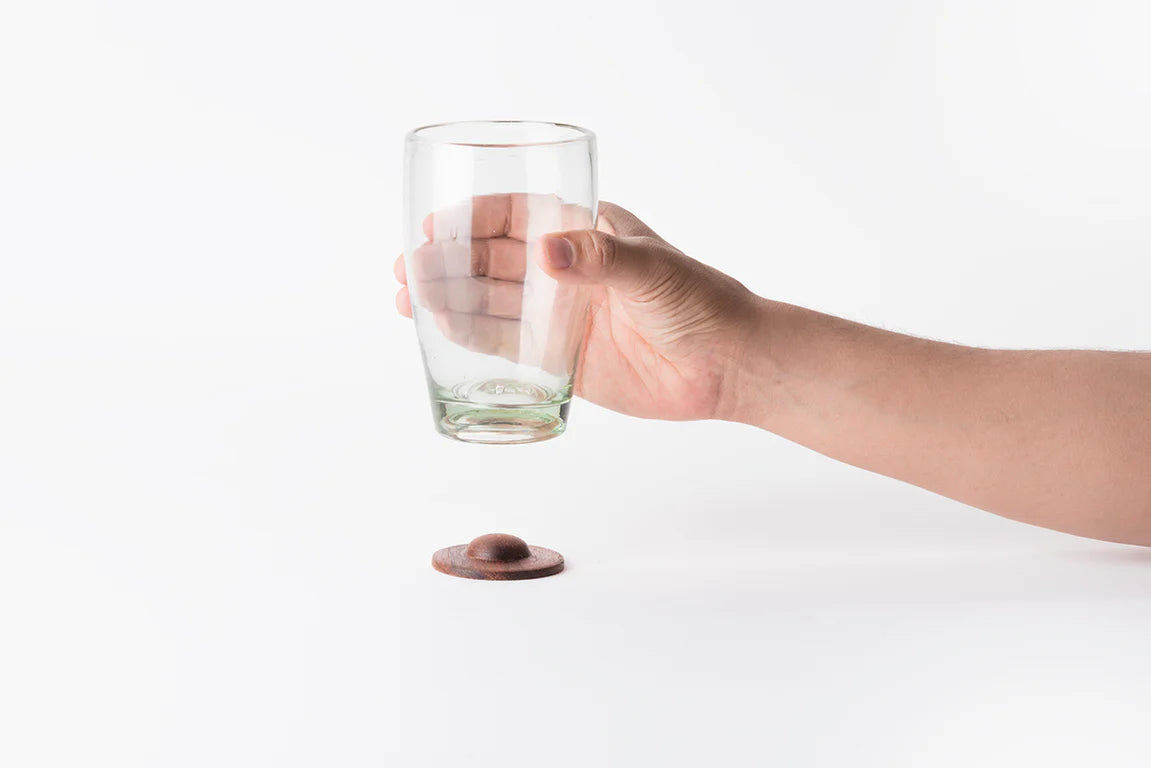 mexican blown highball glasses