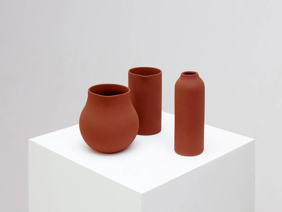 engobe ceramic vases