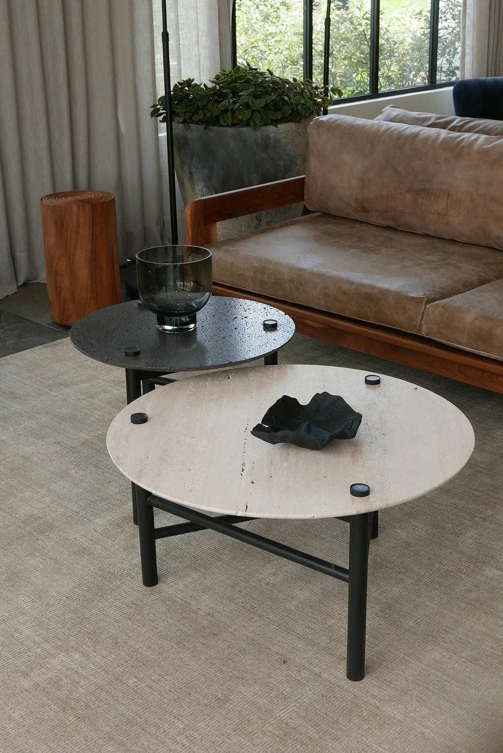 venus / stone side tables