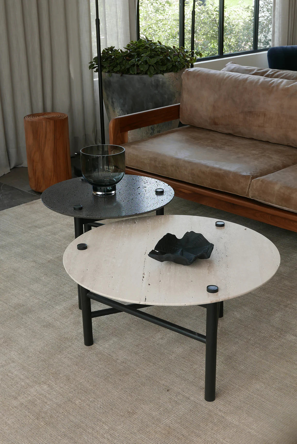 venus / stone side tables